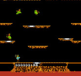 Joust for NES / Famicom - Game start.