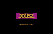 Joust for Atari 2600 - Title screen.