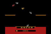 Joust for Atari 2600 - The grey buzzards are tougher opponents than the red ones...
