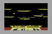 Joust for Commodore 64 - Game over.