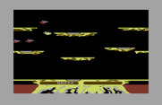 Joust for Commodore 64 - Joust in progress...