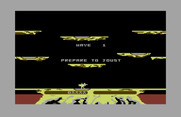 Joust for Commodore 64 - Game start.