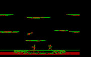 Joust for IBM PC/Compatibles - The pterodactyl appears if you take too long to complete a level...