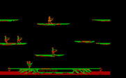 Joust for IBM PC/Compatibles - The bridge disappears starting on level 3...