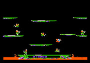 Joust for Apple II - Enemy buzzards become more numerous as the game progresses.