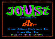 Joust for Apple II - Test shot 1.