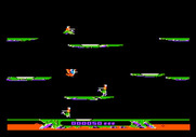 Joust for Apple II - Here come the enemy buzzards...