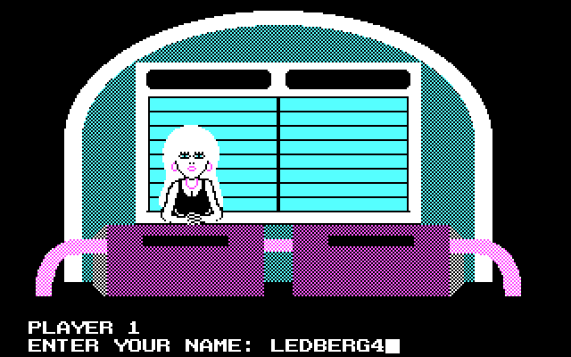 Classic Concentration IBM PC/Compatibles Screenshot: A chance to personalize the game