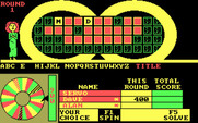 Wheel of Fortune: New Second Edition for IBM PC/Compatibles - Spinning the wheel...