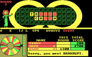 Wheel of Fortune: New Second Edition for IBM PC/Compatibles - Oh no, player three went bankrupt!