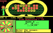 Wheel of Fortune: New Second Edition for IBM PC/Compatibles - Solving the puzzle...
