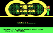 Wheel of Fortune: New Second Edition for IBM PC/Compatibles - Setting up players for a new game.