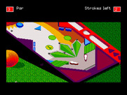 Will Harvey's Zany Golf for Sega Genesis / Mega Drive - Don't let the ball fall off the bottom...