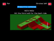 Will Harvey's Zany Golf for Sega Genesis / Mega Drive - Tip for the next hole.