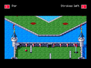 Will Harvey's Zany Golf for Sega Genesis / Mega Drive - The top of the castle.
