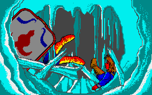 Willow Amiga Screenshot: Another crash!