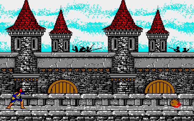 Willow Amiga Screenshot: Battle start.