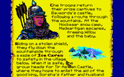 Willow for Amiga - You can skip directly to parts of the game, or play all sections in order.