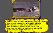 Willow for Amiga - Time to escape through the ice caves.