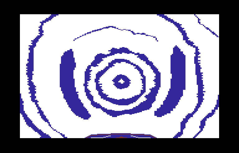 Willow Commodore 64 Screenshot: Starting the ice caverns.