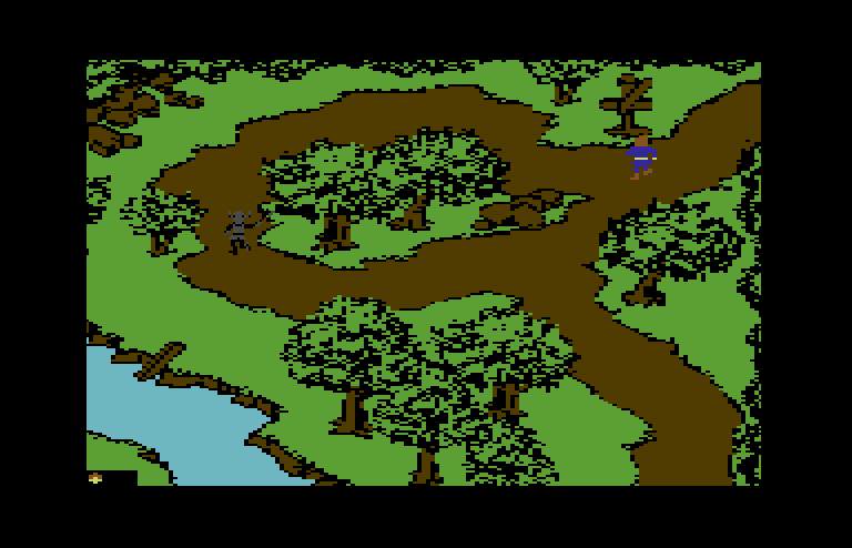 Willow Commodore 64 Screenshot: Looks like the exit here...