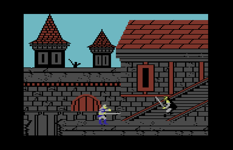 Willow Commodore 64 Screenshot: Here comes General Kael.