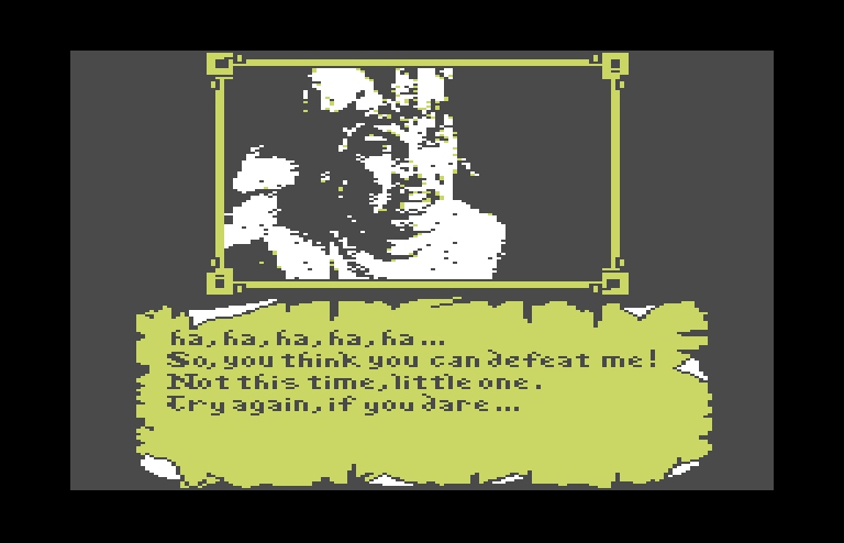 Willow Commodore 64 Screenshot: I lost this time...