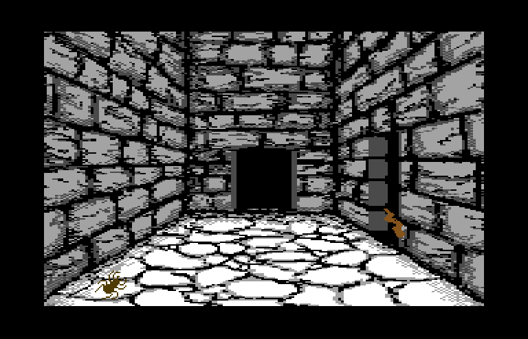 Willow Commodore 64 Screenshot: Escaping the dungeons...