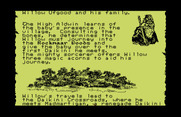 Willow for Commodore 64 - Click on the bold words to practice that part of the game.