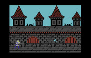 Willow for Commodore 64 - Starting the battle sequence.