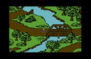 Willow for Commodore 64 - Use this bridge to cross the river...
