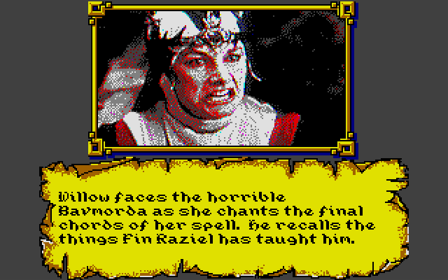Willow Atari ST Screenshot: The final battle begins!