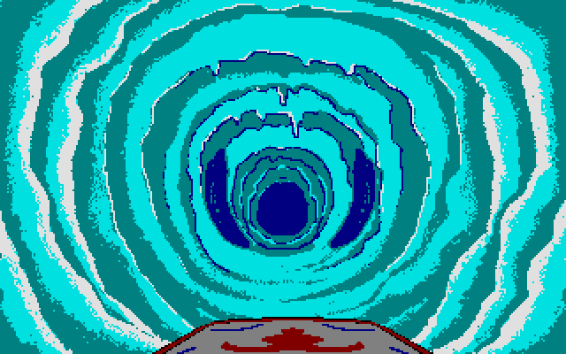Willow Atari ST Screenshot: Ice caves start.