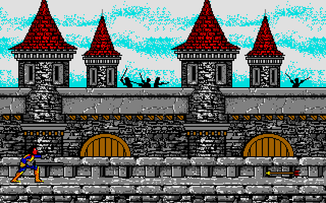 Willow Atari ST Screenshot: Battle start.