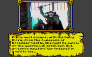 Willow for Atari ST - The first section of the game is in the dungeons.