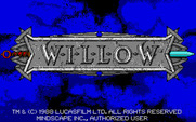 Willow for Atari ST - Title screen.