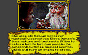 Willow for Atari ST - The magical acorns come in handy on the next section.