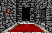 Willow for Atari ST - Exploring the maze-like dungeon...