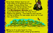 Willow for Atari ST - Click on the bold words to practice parts of the game.