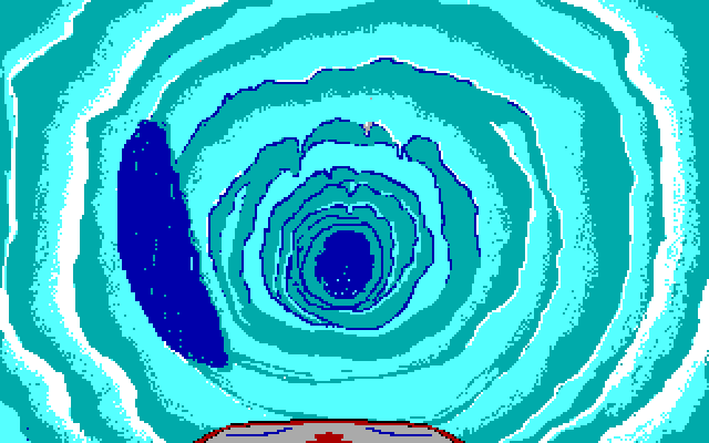 Willow IBM PC/Compatibles Screenshot: Go left, or go straight?