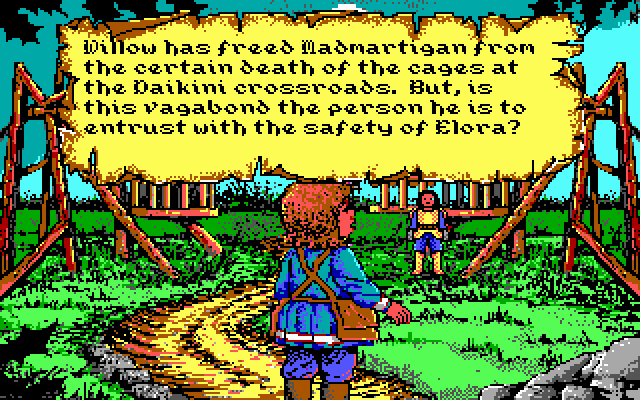 Willow IBM PC/Compatibles Screenshot: Success!