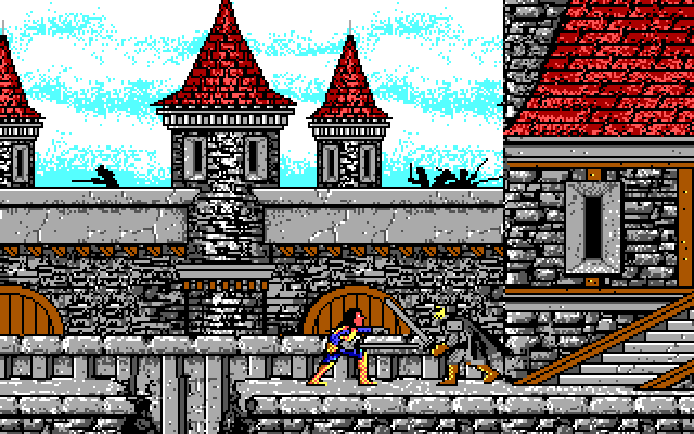 Willow IBM PC/Compatibles Screenshot: Battle begins!