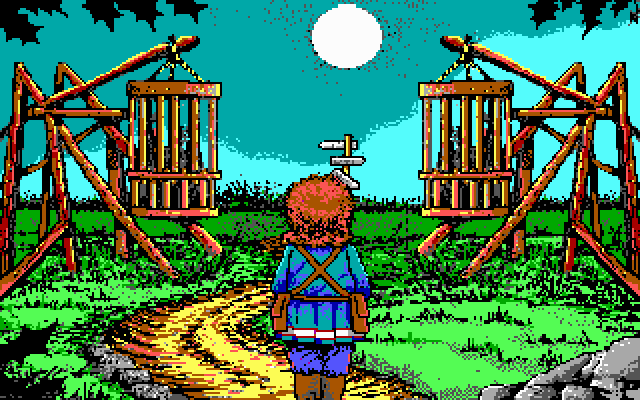 Willow IBM PC/Compatibles Screenshot: You must choose!