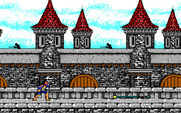Willow for IBM PC/Compatibles - Before battle begins you need to jump and duck obstacles.