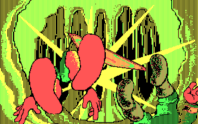 Willow IBM PC/Compatibles Screenshot: Oops, a crash!