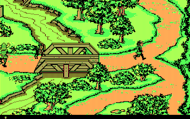 Willow IBM PC/Compatibles Screenshot: Running from opponents...