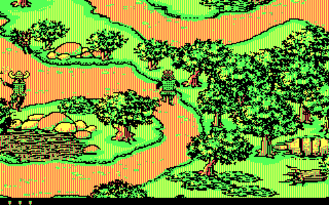 Willow IBM PC/Compatibles Screenshot: Run away!