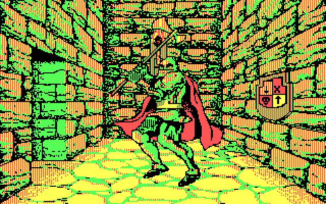 Willow IBM PC/Compatibles Screenshot: Uh oh, I've been captured!
