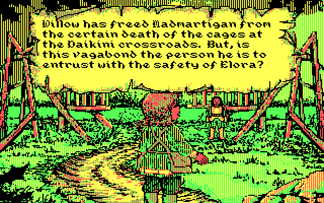 Willow IBM PC/Compatibles Screenshot: Success! The story continues...