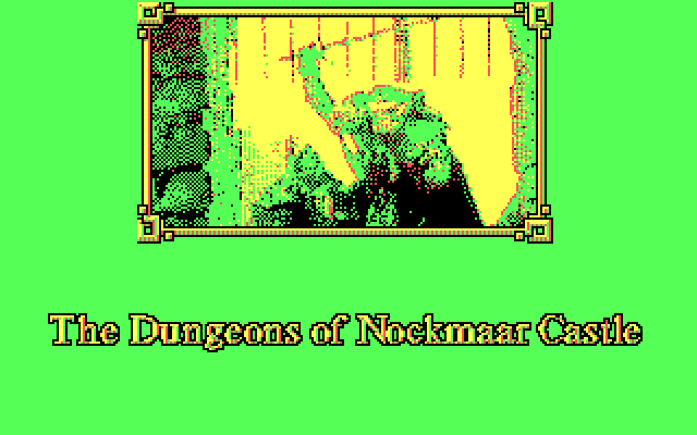 Willow IBM PC/Compatibles Screenshot: Ready to begin the dungeon sequence?